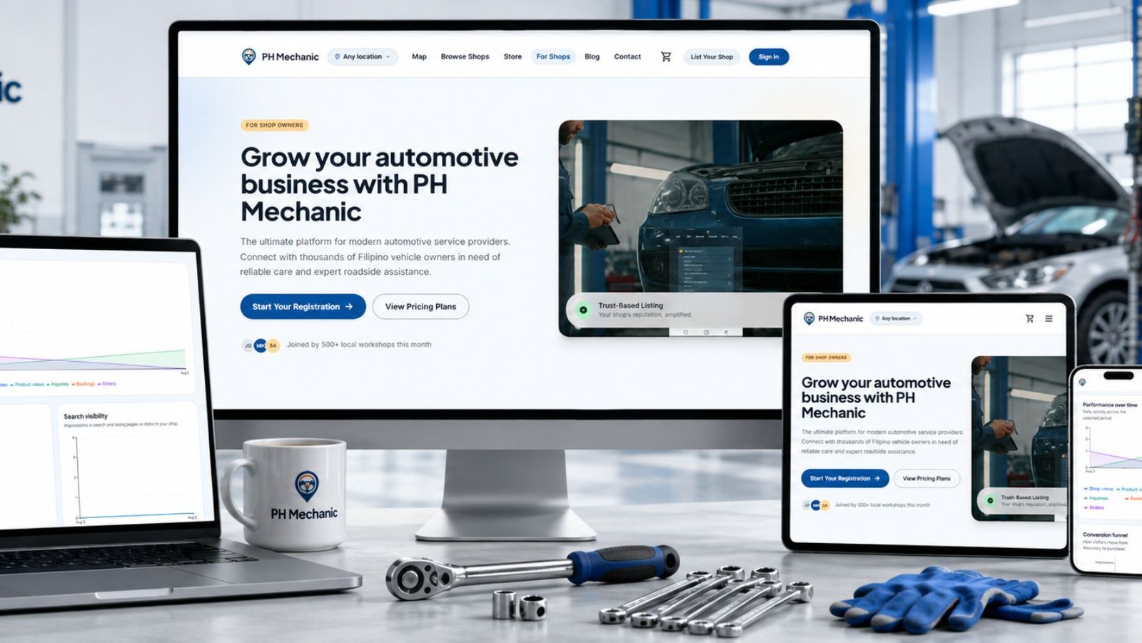 PH Mechanic admin system placeholder