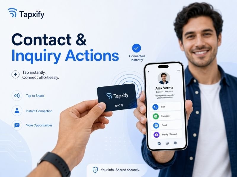 Tapxify public profile placeholder