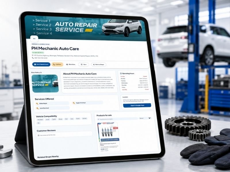 PH Mechanic shop profile placeholder