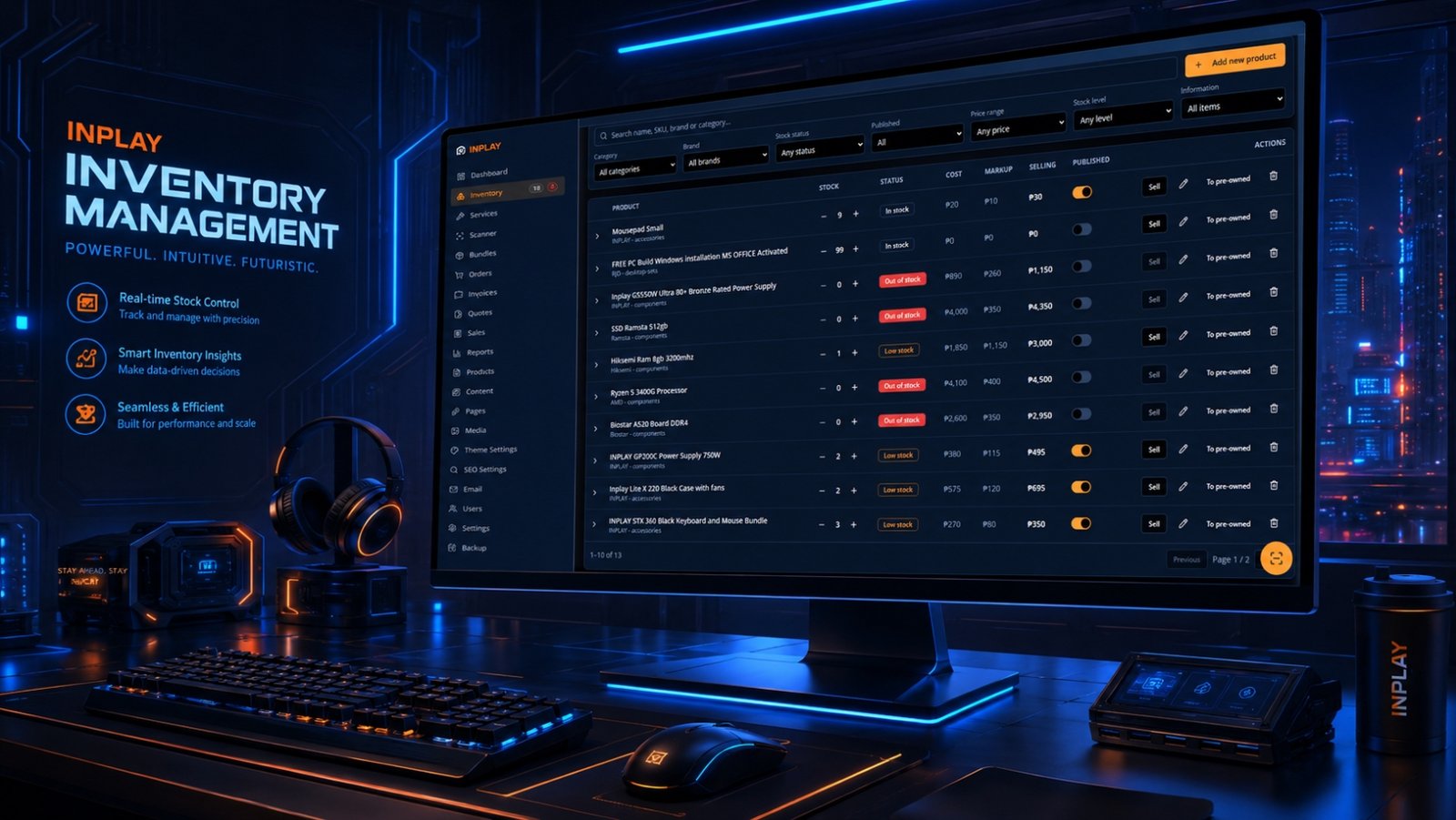 Main dashboard placeholder