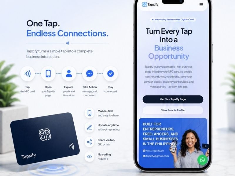 Tapxify platform screenshot placeholder